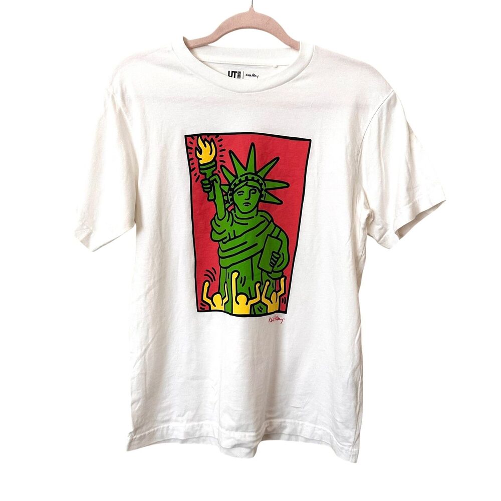 UNIQLO X KEITH HARRY‎ Statue of Liberty Crewneck Tee Small